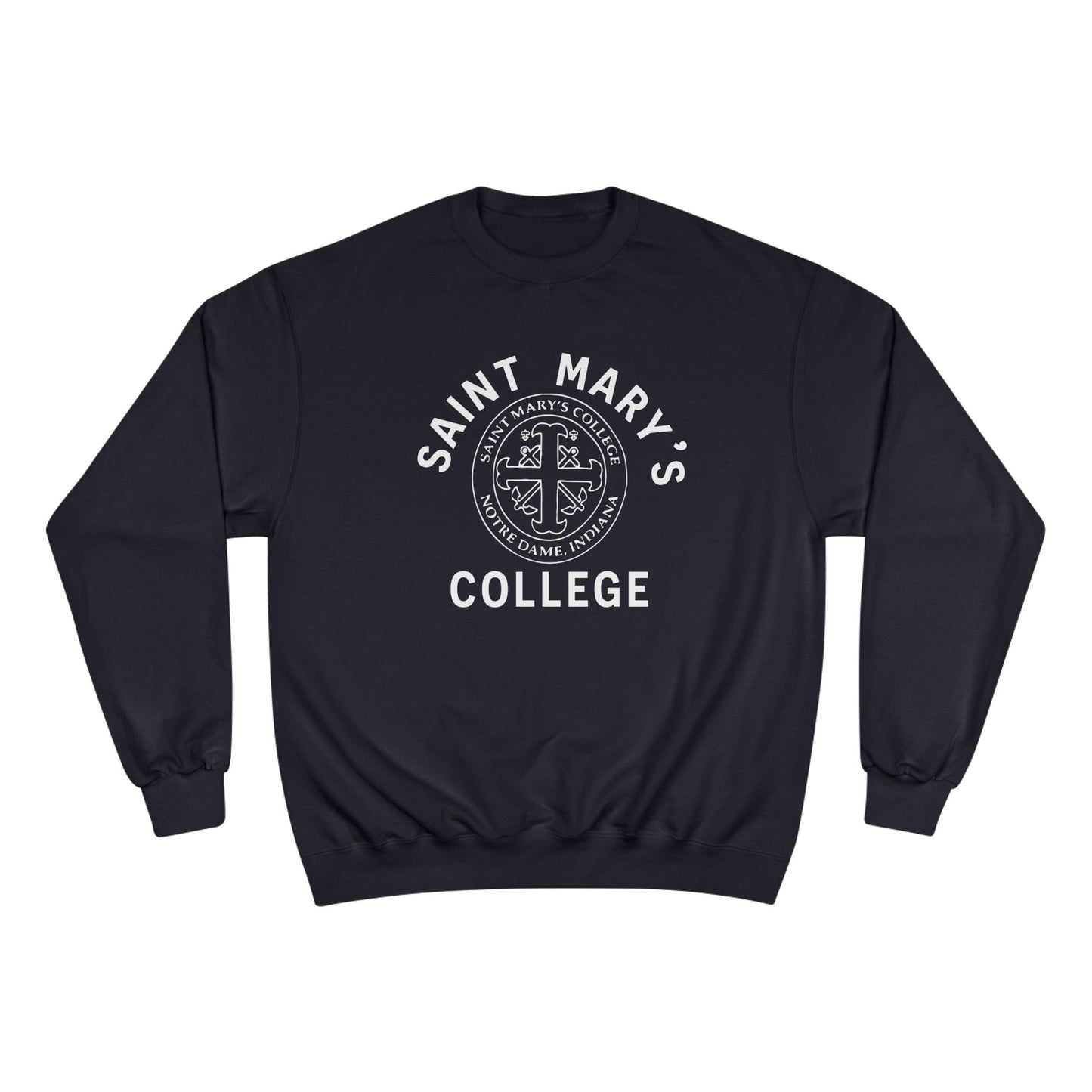 Saint Mary's College Crewneck | French Cross | Belles | Holy Cross | Better in Blue Co.