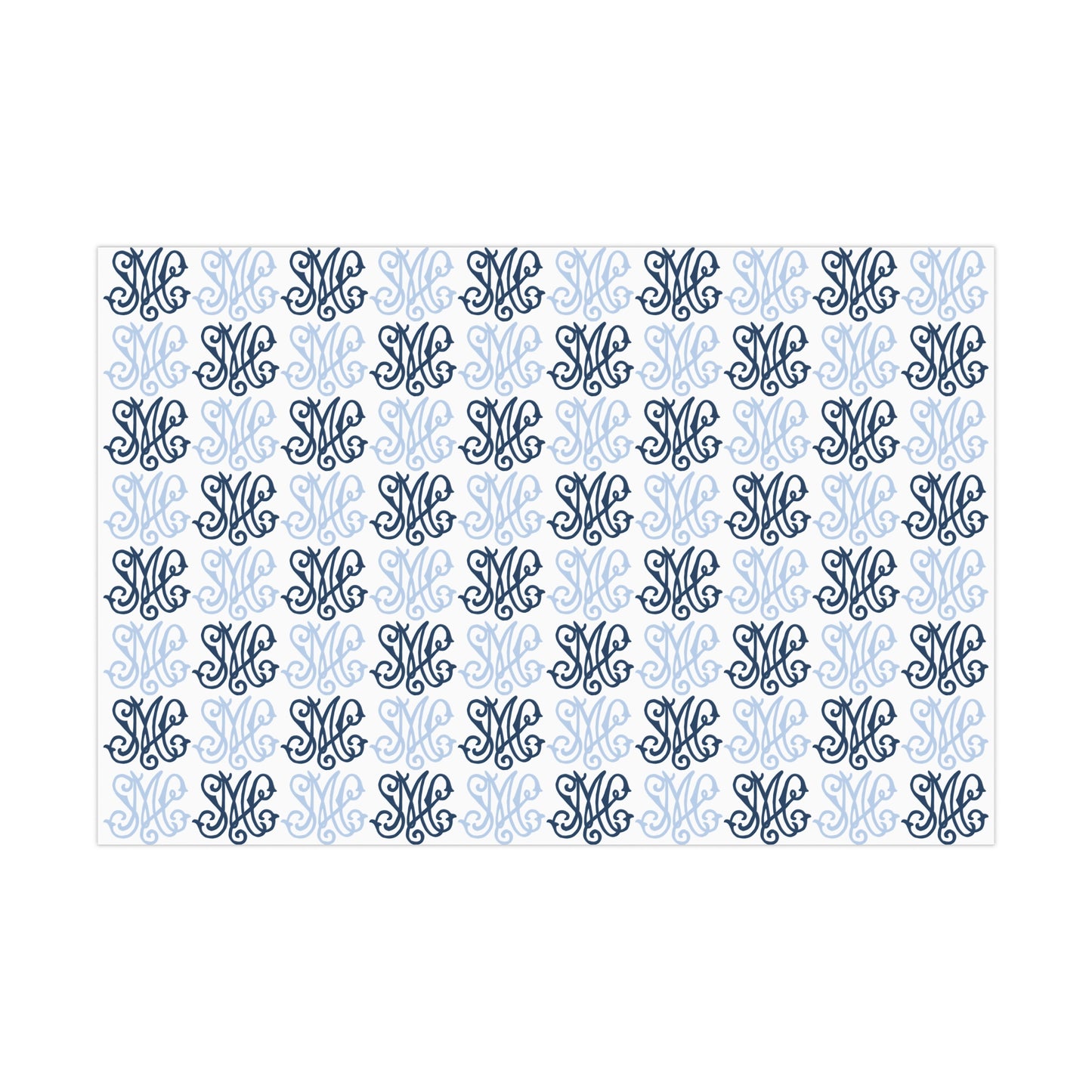 Saint Mary's College Wrapping Paper SMC Monogram | Better in Blue Co. |