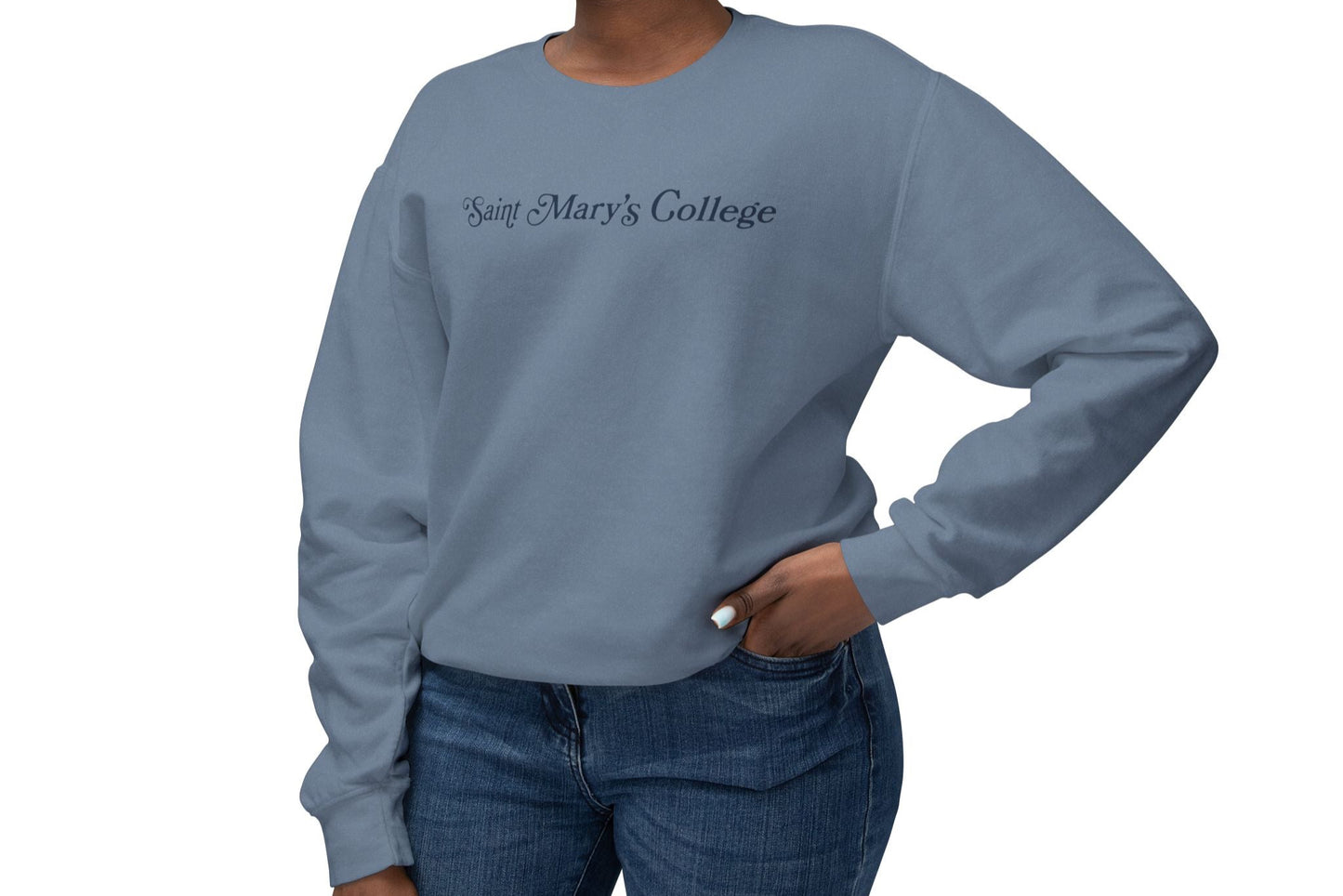 Saint Mary's College Crewneck | Matching Sweat Set | 1844 | Belles | French Cross | Better in Blue Co.