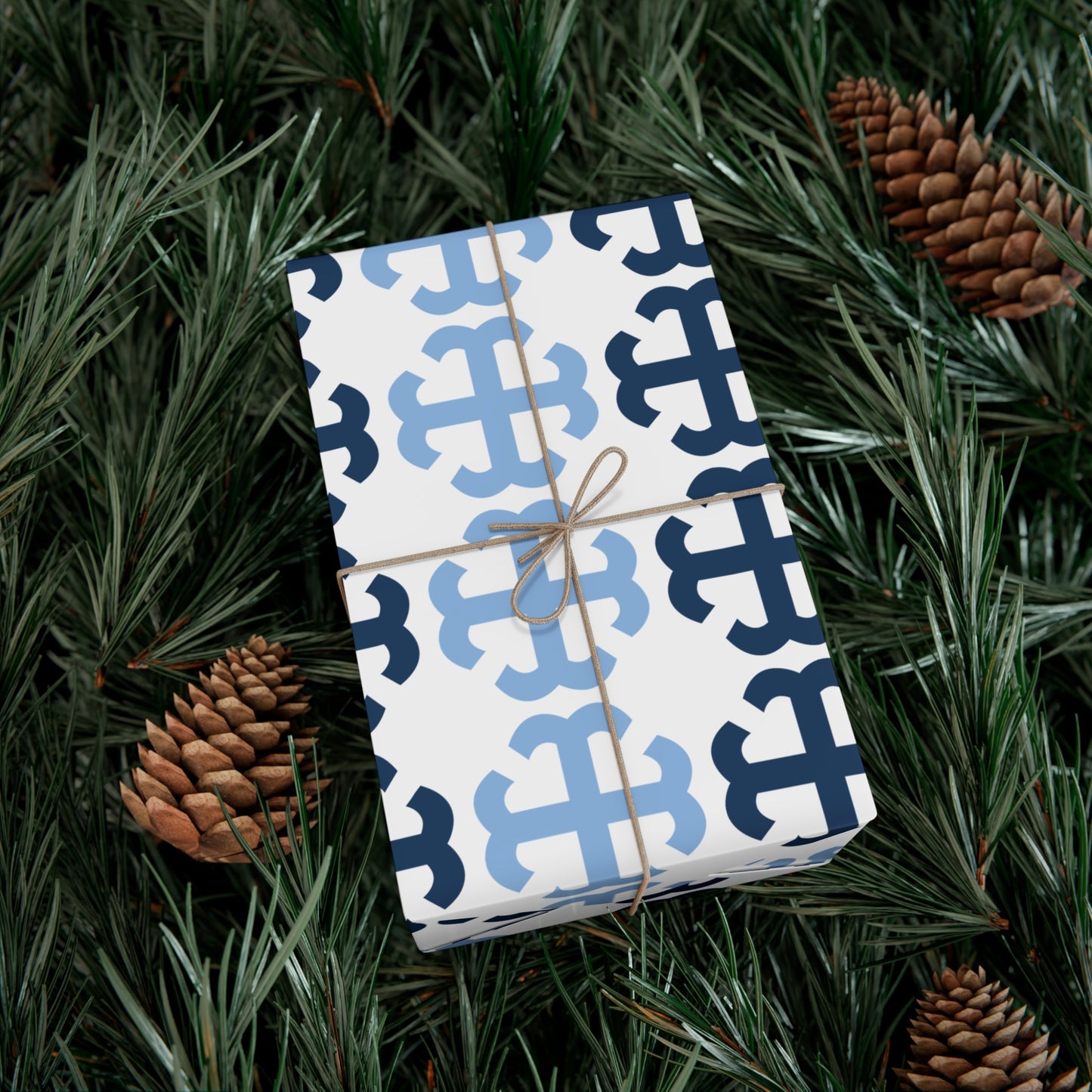 Saint Mary's College French Cross Wrapping Paper No. 1 | Notre Dame, IN | Belles| Smick | Better in Blue Co.