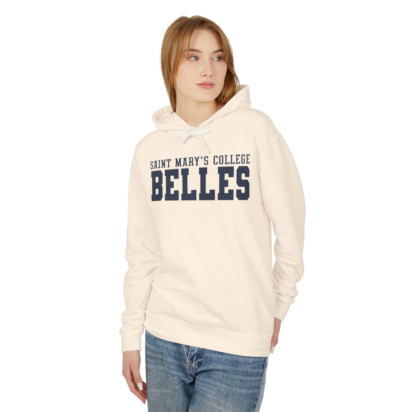 Saint Mary's College Belles Comfort Colors Hoodie | Smick | Notre Dame, IN | Better in Blue Co.