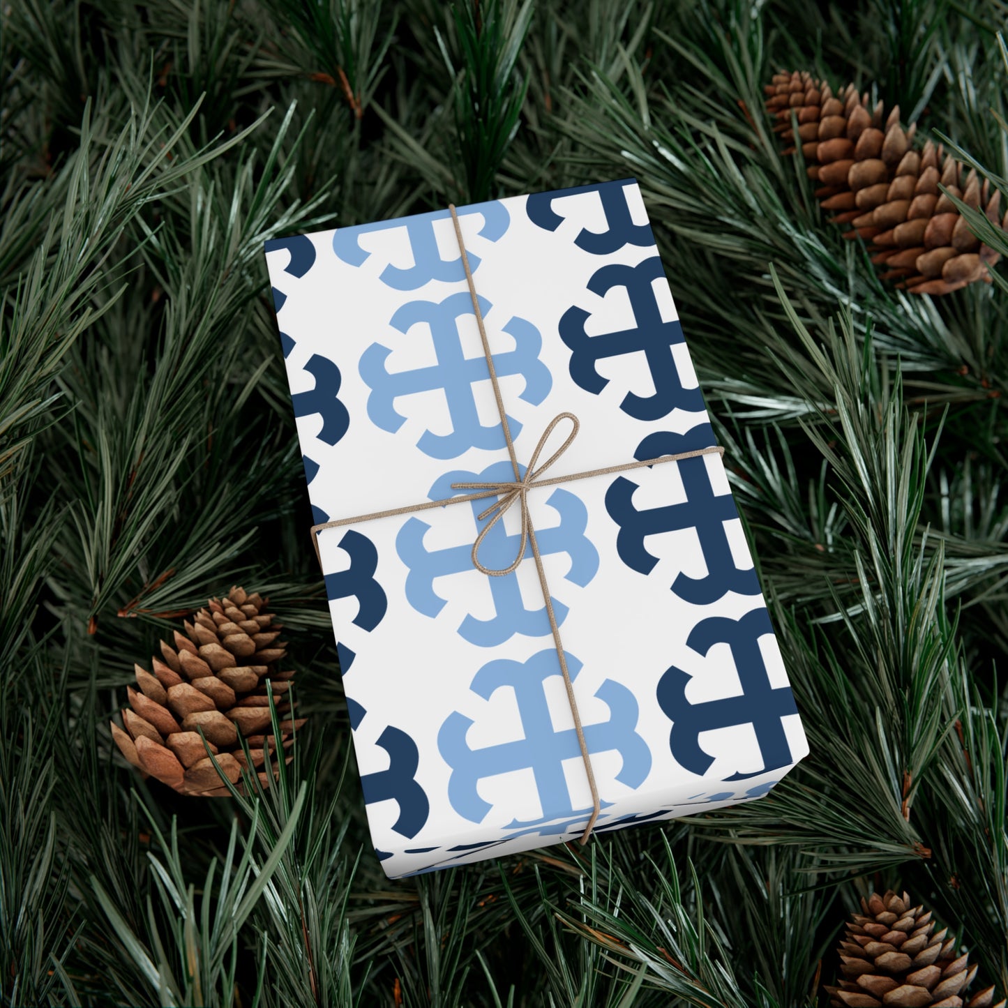 Saint Mary's College French Cross Wrapping Paper No. 1 | Notre Dame, IN | Belles| Smick | Better in Blue Co.