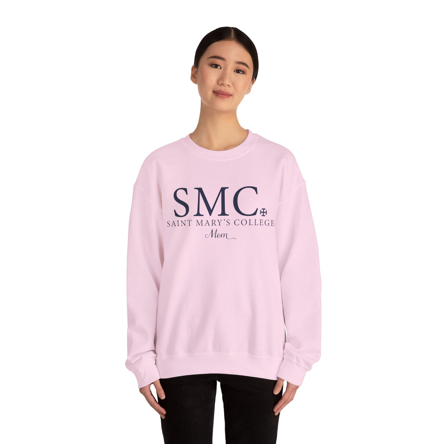 Saint Marys College "SMC Mom" Crewneck | 1844 | Belles | Notre Dame, IN | Better in Blue Co.
