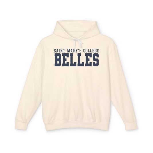 Saint Mary's College Belles Comfort Colors Hoodie | Smick | Notre Dame, IN | Better in Blue Co.