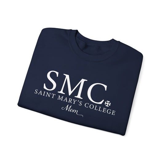 Saint Marys College "SMC Mom" Crewneck | 1844 | Belles | Notre Dame, IN | Better in Blue Co.