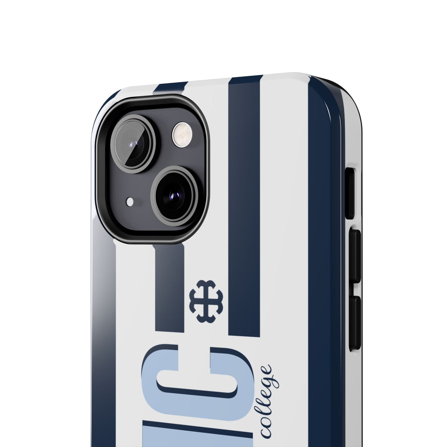 Saint Mary's College Navy Blue Striped Phone Case | French Cross | Better in Blue Co.