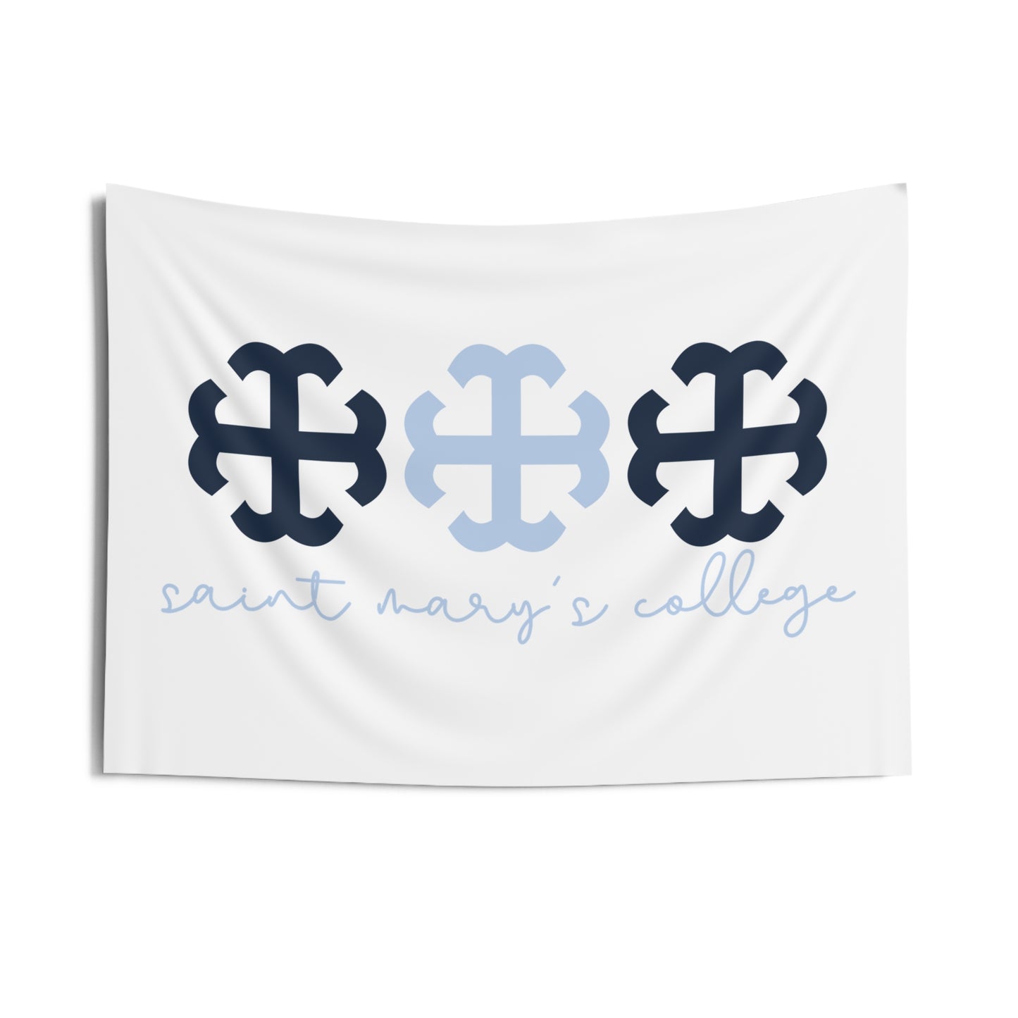 Saint Mary's College French Cross Tapestry | Better in Blue Co.