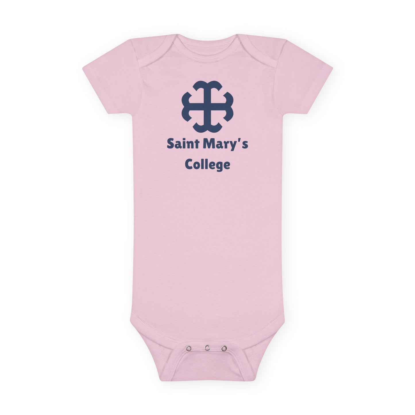 Saint Mary's College Baby Onesie | French Cross | Belles | Better in Blue Co.