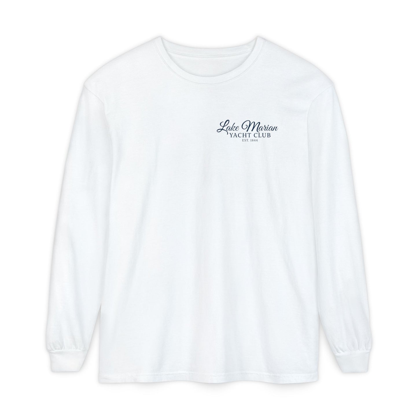 Saint Mary's College Lake Marian Yacht Club Long Sleeve | French Cross | Est. 1844 | Better in Blue Co.