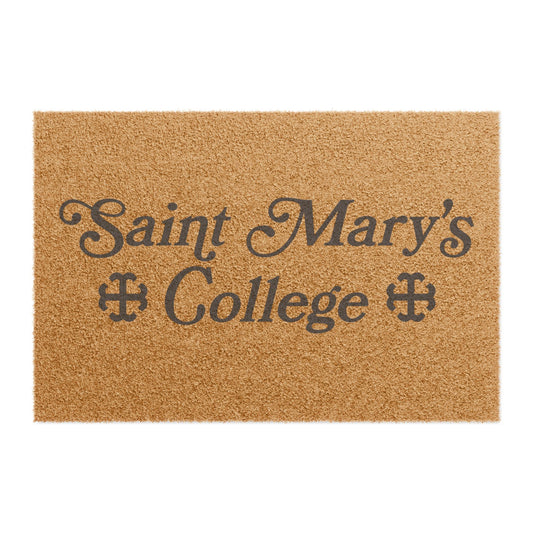 Saint Mary's College Doormat | French Cross | Better in Blue Co.