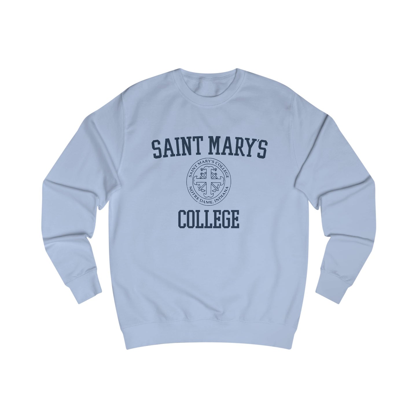 Saint Mary's College Alternative Seal Crewneck | Spes Unica | Better in Blue Co.