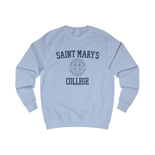 Saint Mary's College Alternative Seal Crewneck | Spes Unica | Better in Blue Co.
