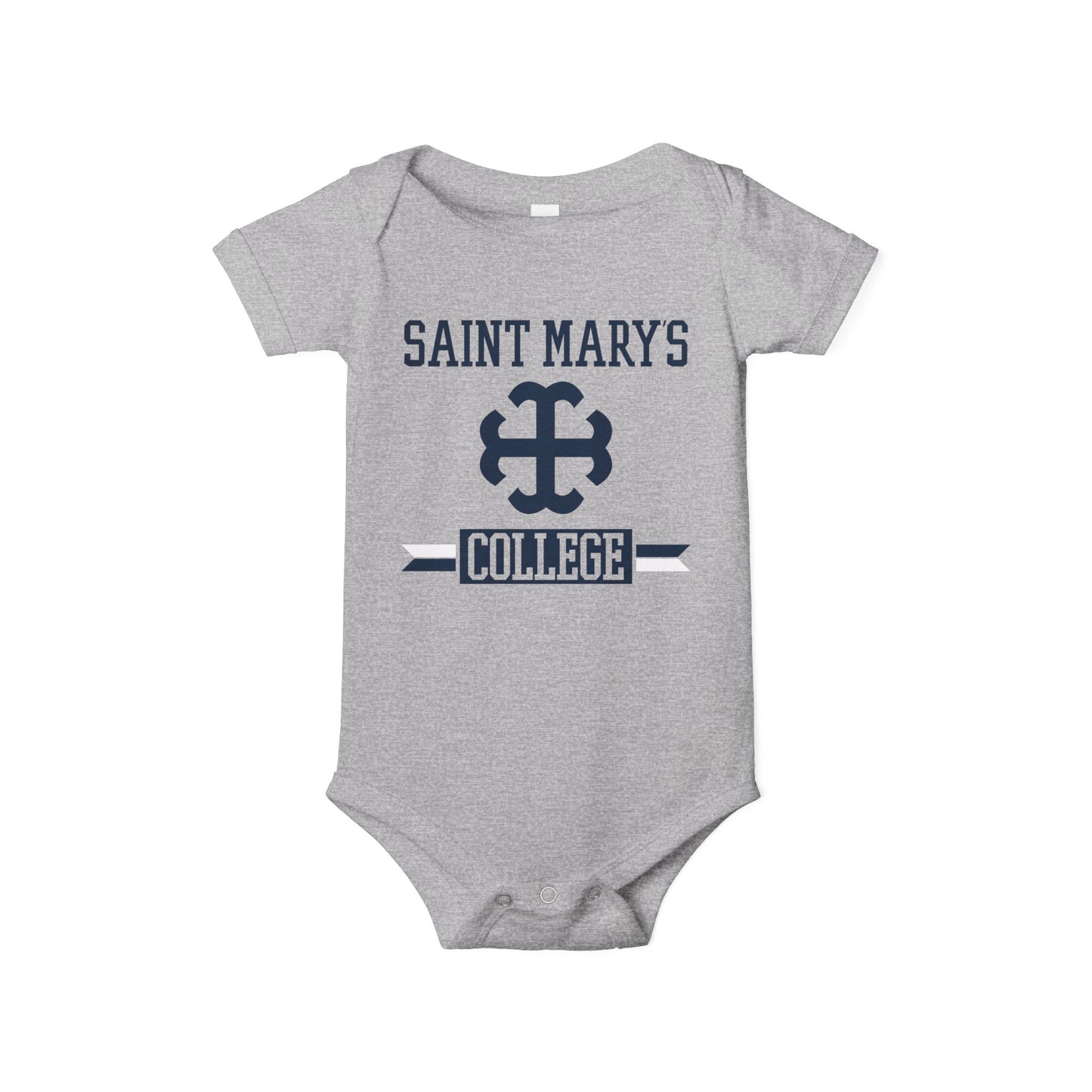 Saint Mary's College Baby Onesie No. 1 | French Cross | Better in Blue Co.
