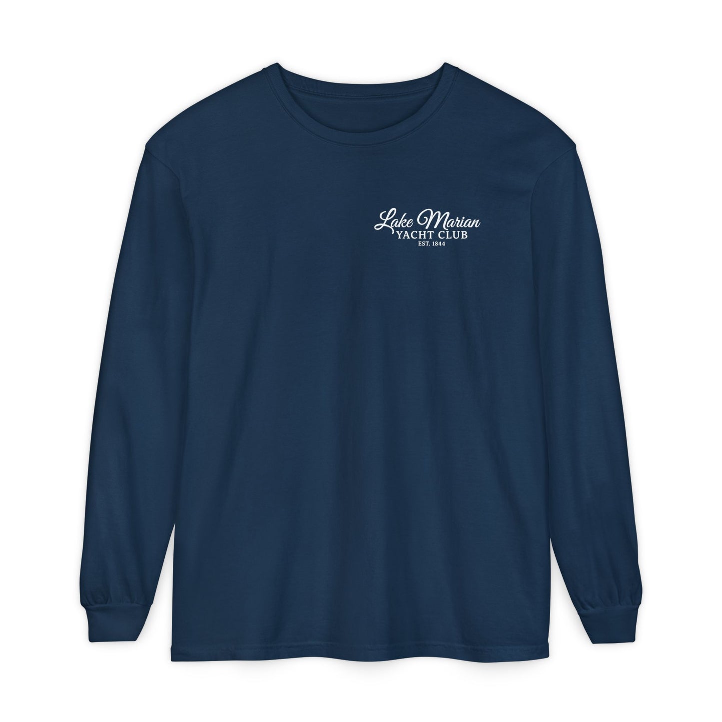 Saint Mary's College Lake Marian Yacht Club Long Sleeve | French Cross | Est. 1844 | Better in Blue Co.