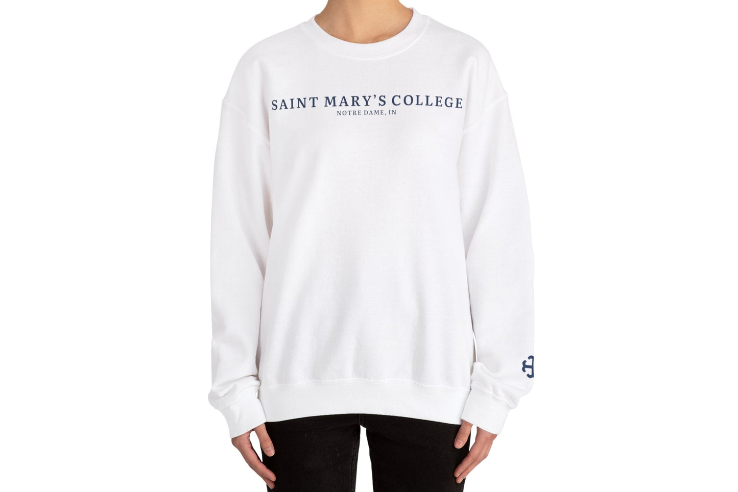 Saint Mary's College Lightweight Crewneck | Notre Dame, IN | Smick | Belles | Better in Blue Co.