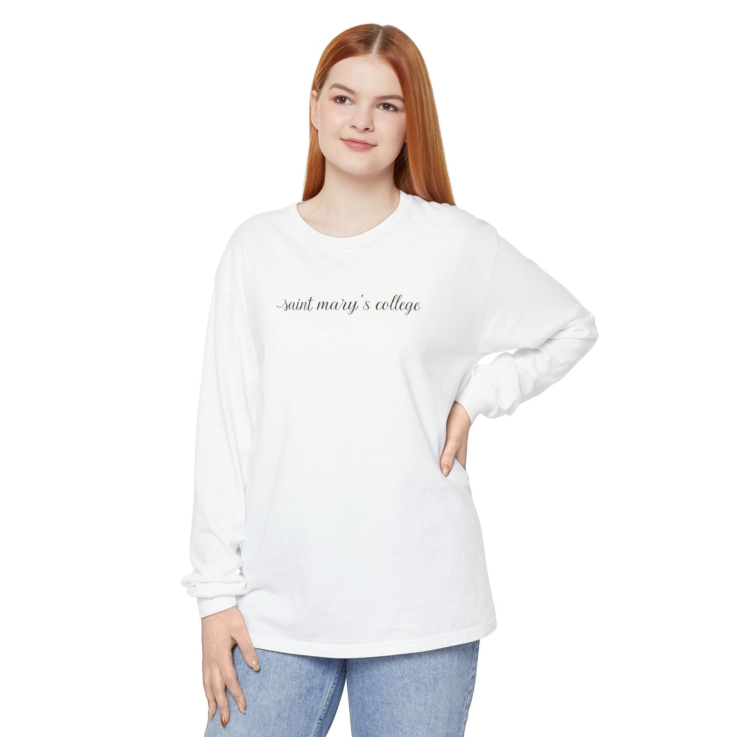 Saint Mary's College "it's a Smick thing" Unisex Long Sleeve T-Shirt | Comfort Colors | Belles | Better in Blue Co.