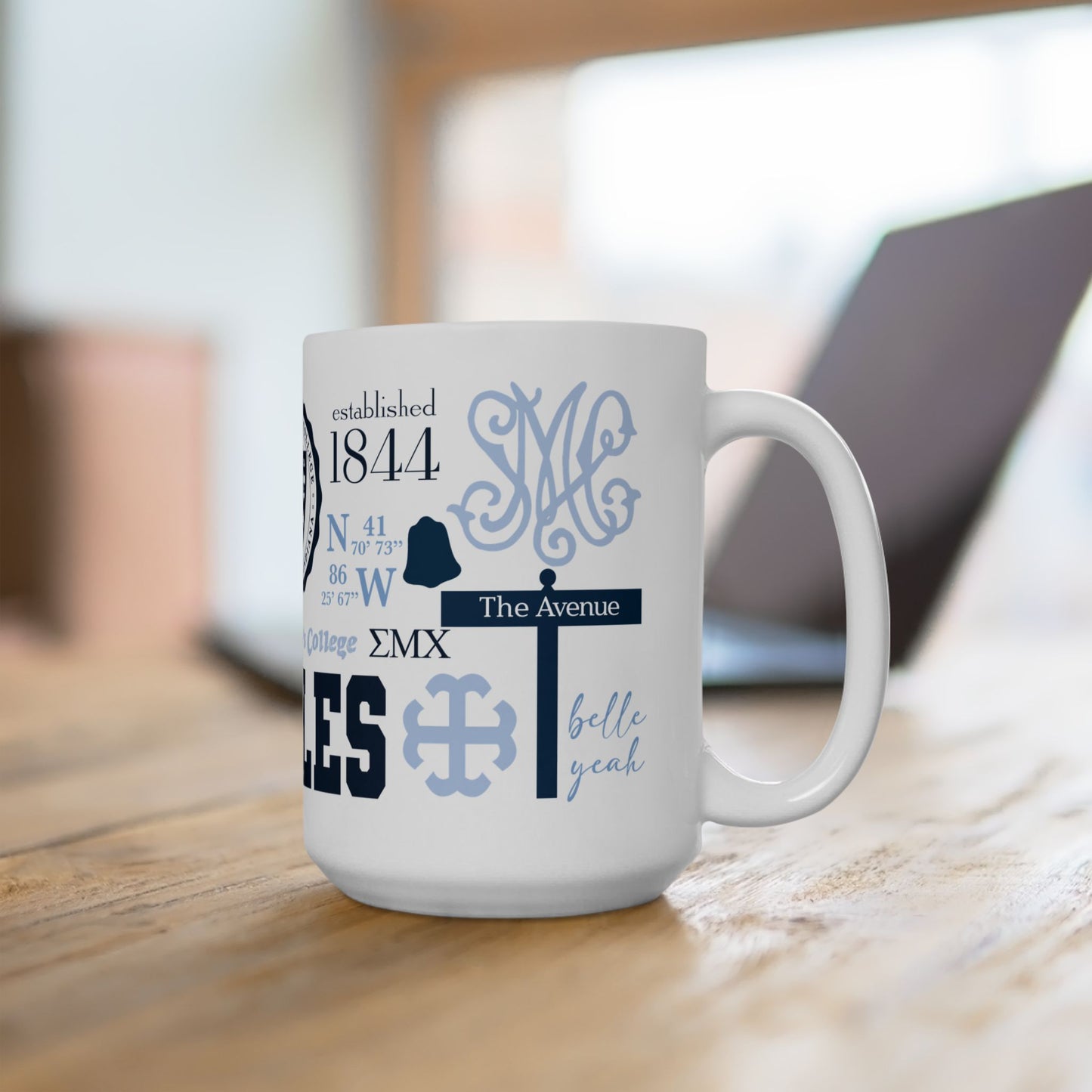 Saint Mary's College Mug | Belles | Smick | The Avenue | Spes Unica | Better in Blue Co.