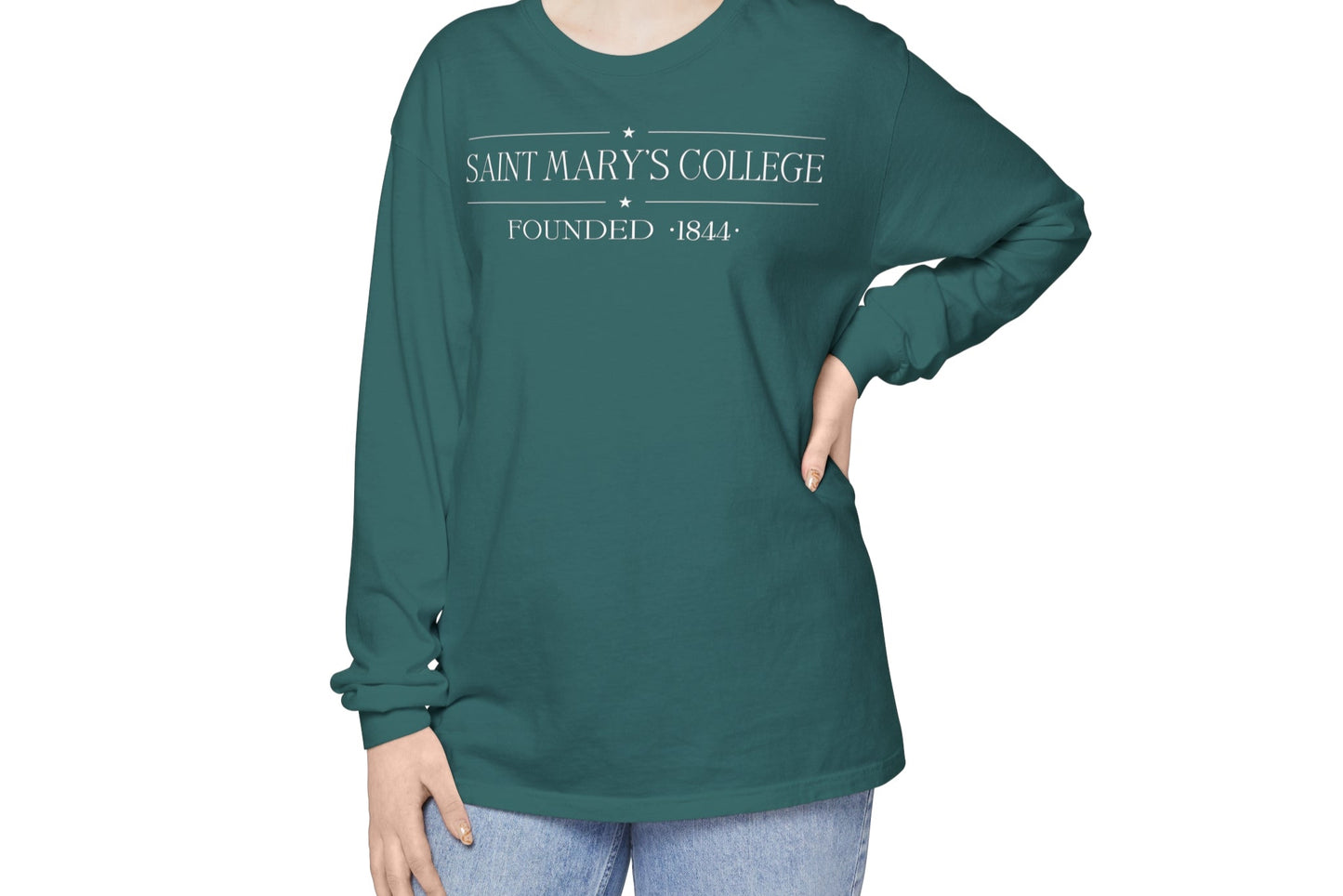 Saint Mary's College "Gilmore Girls Inspired" Long Sleeve | Founded 1844 | Belles | Better in Blue Co.