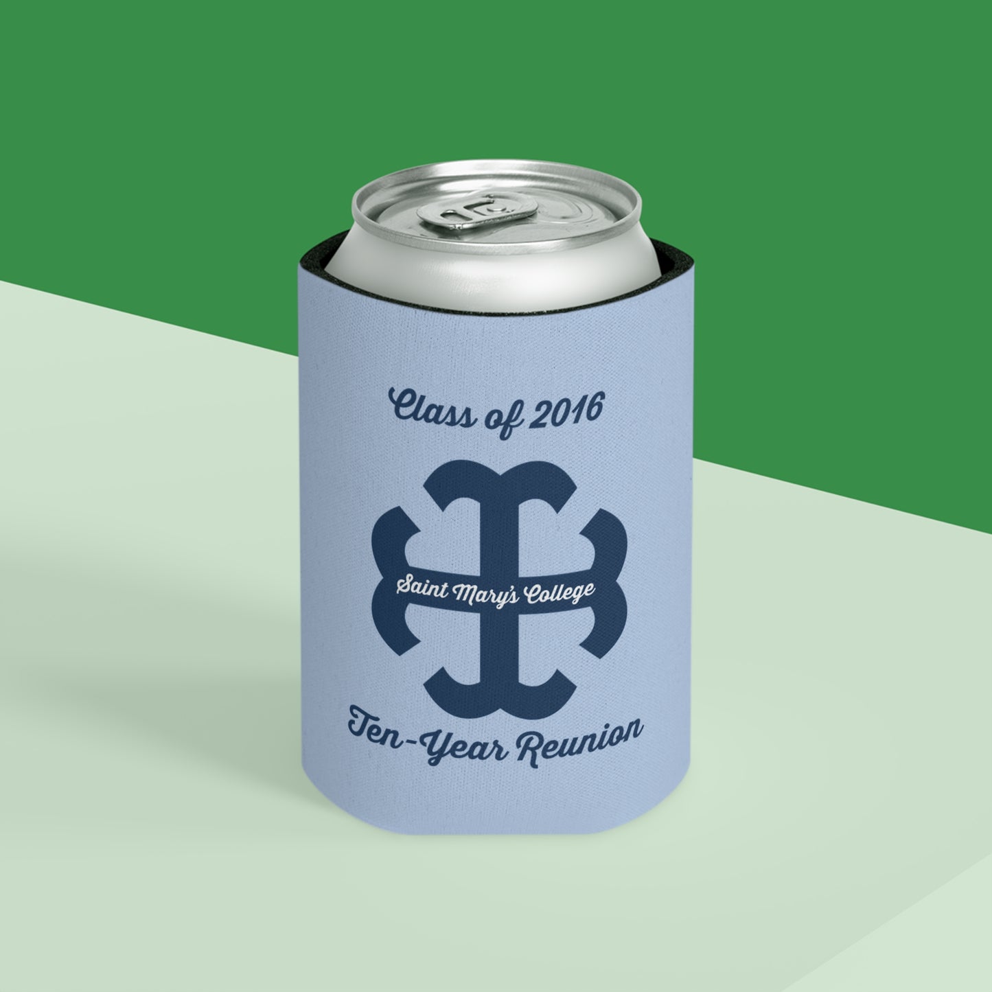 Customizable Saint Mary's College Can Cooler Koozie | Better in Blue Co.