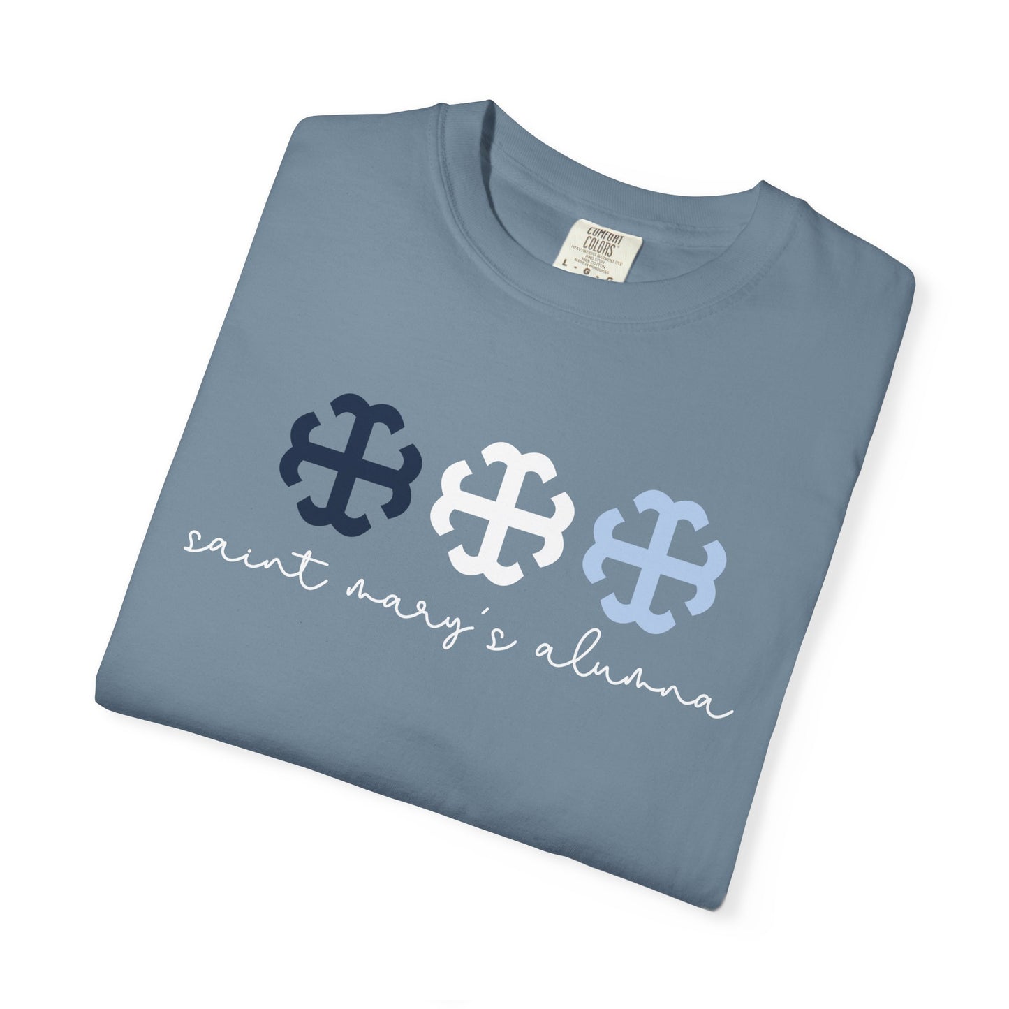 Saint Marys College French Cross Alumna Tee | Belles | Smick | Better in Blue Co.