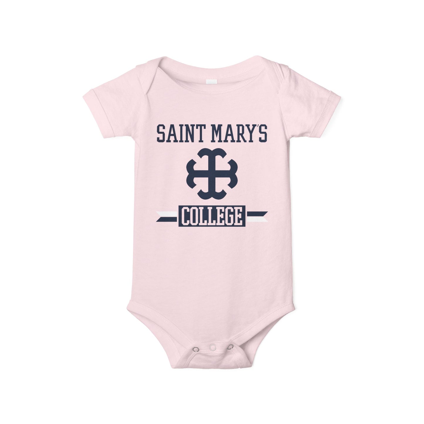 Saint Mary's College Baby Onesie No. 1 | French Cross | Better in Blue Co.