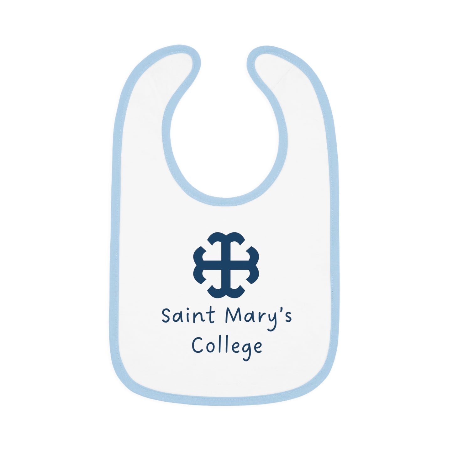 Saint Mary's College Baby Bib | Belles | Better in Blue Co.