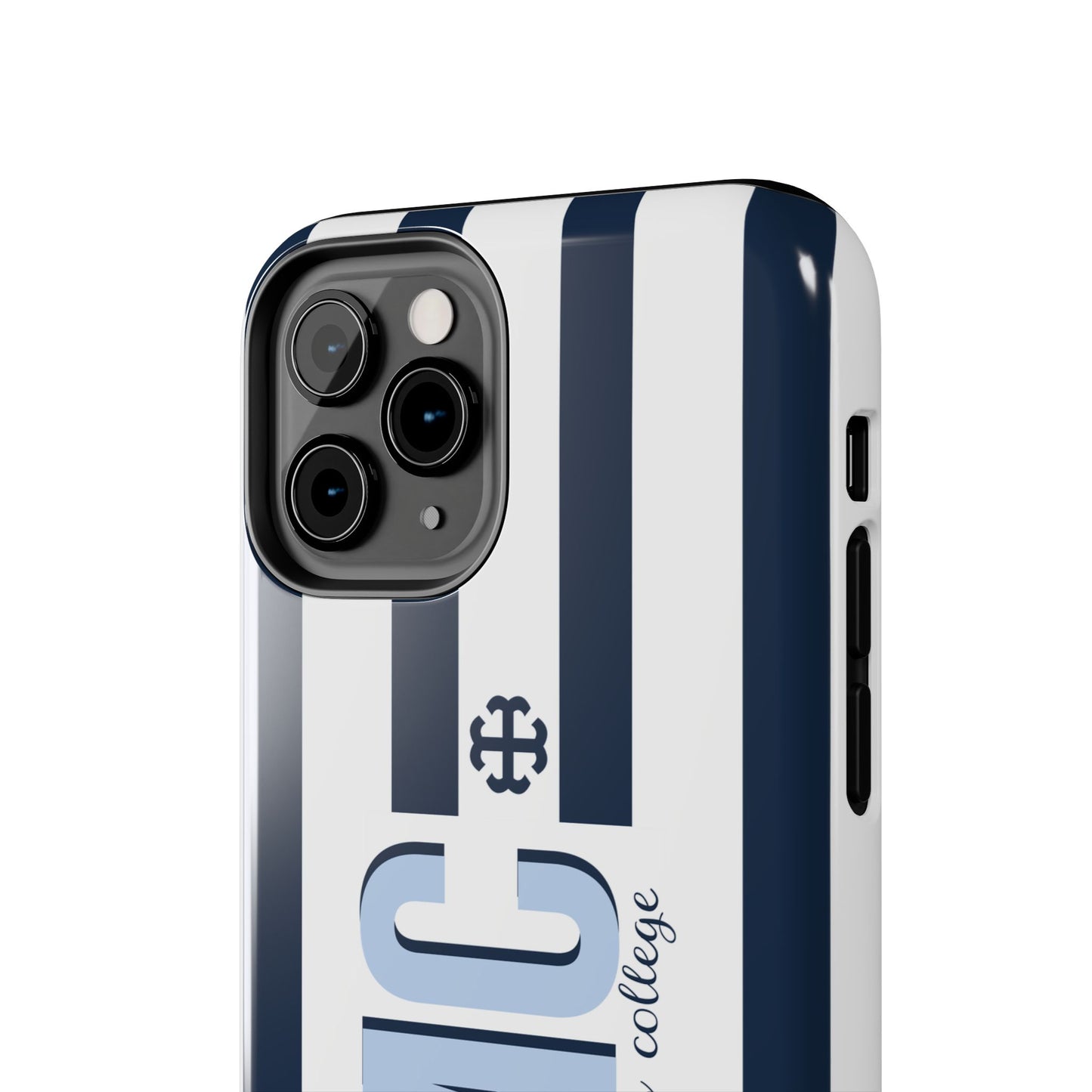 Saint Mary's College Navy Blue Striped Phone Case | French Cross | Better in Blue Co.