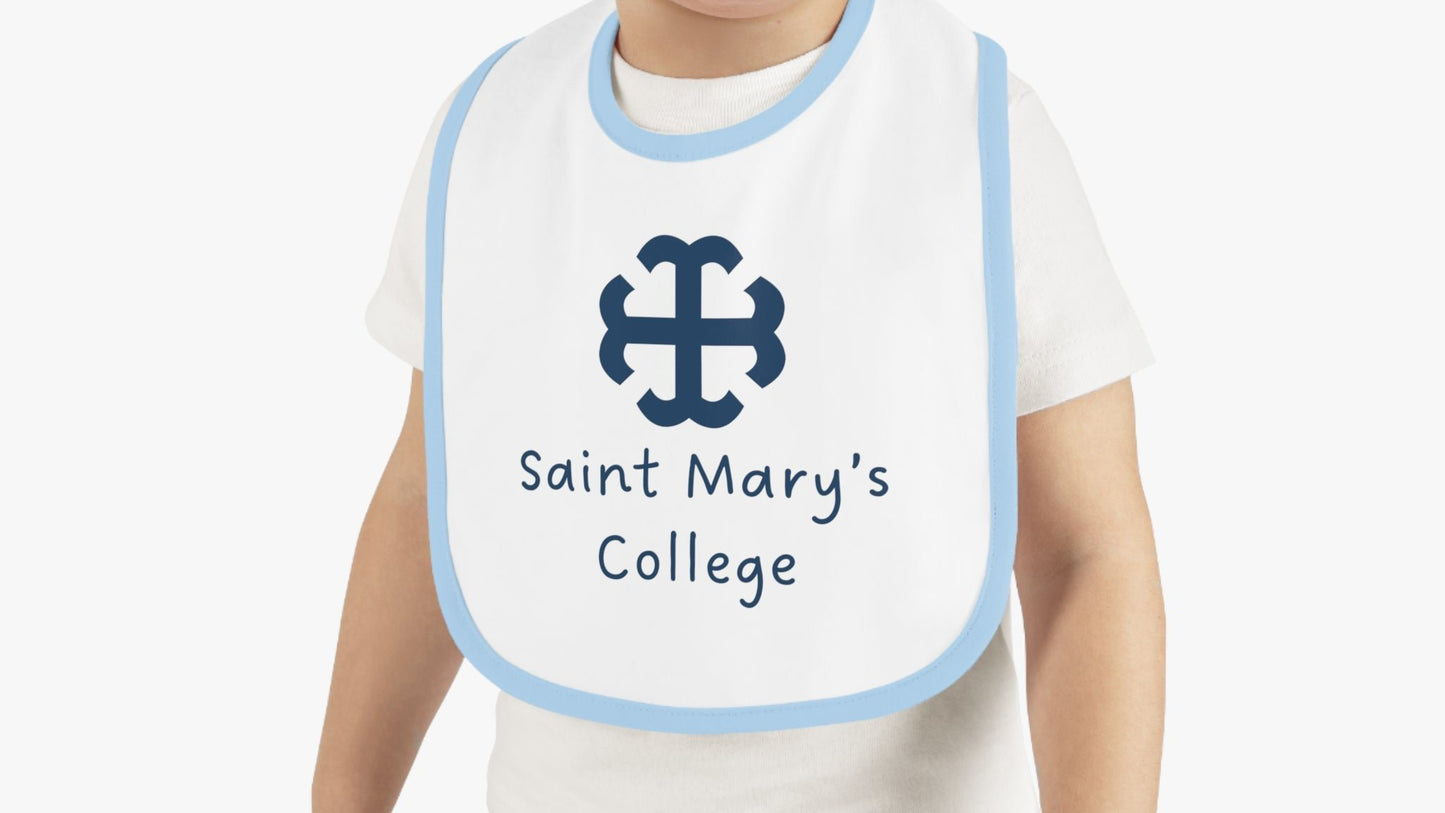 Saint Mary's College Baby Bib | Belles | Better in Blue Co.