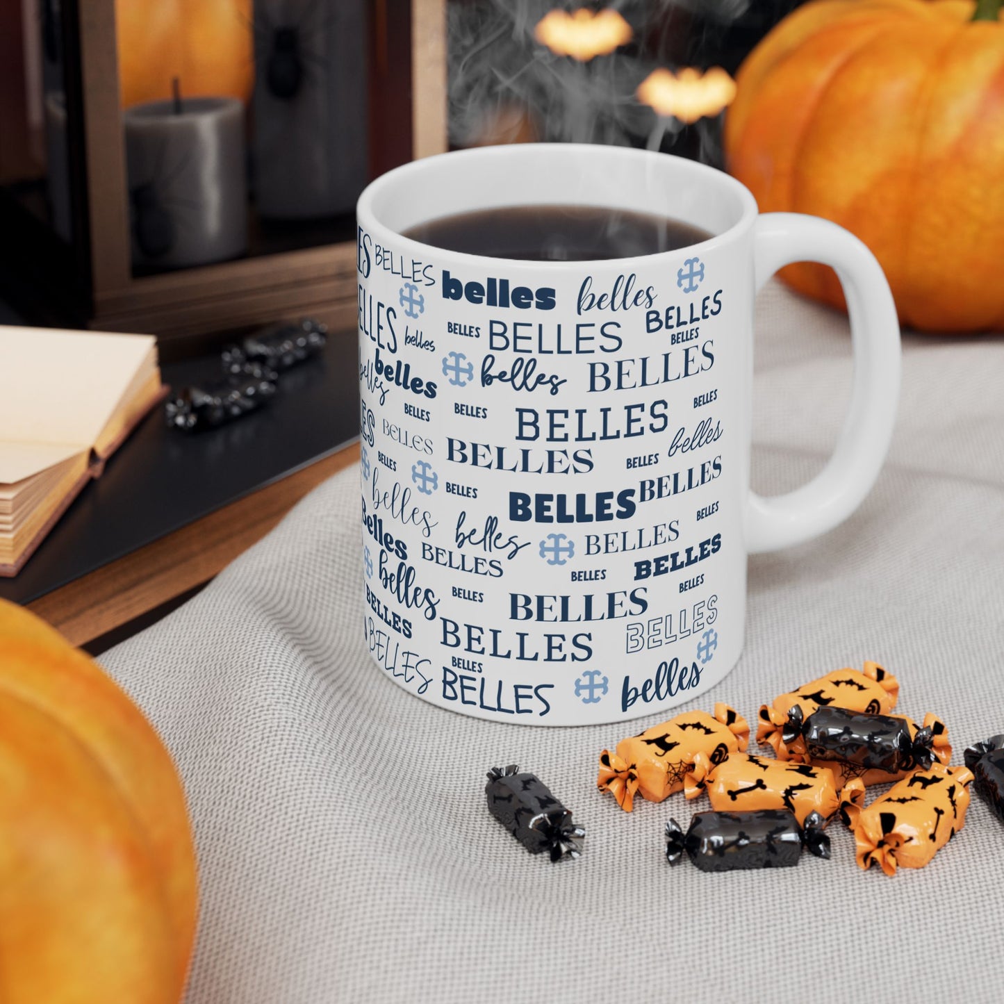 Saint Mary's College Belles Ceramic Mug | French Cross | Smick | Better in Blue Co.
