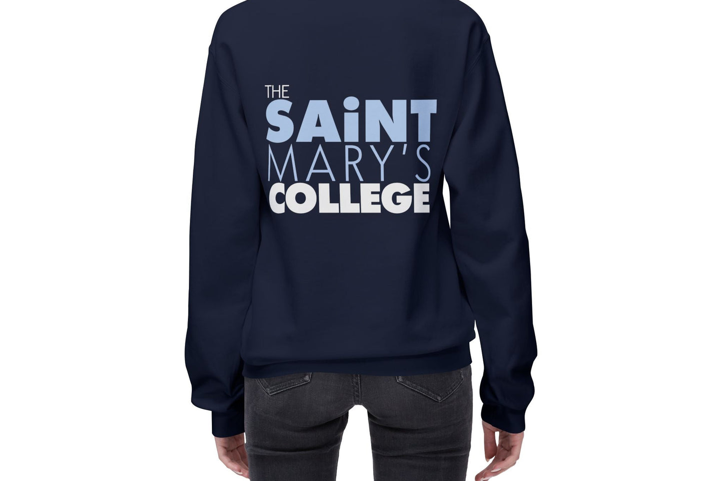 The Saint Mary's College Crewneck | Belles Blue | French Cross | Better in Blue Co.