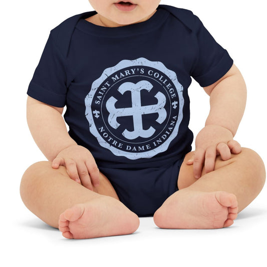 Saint Mary's College Infant Onesie No. 4 | French Cross | Baby | Better in Blue Co.