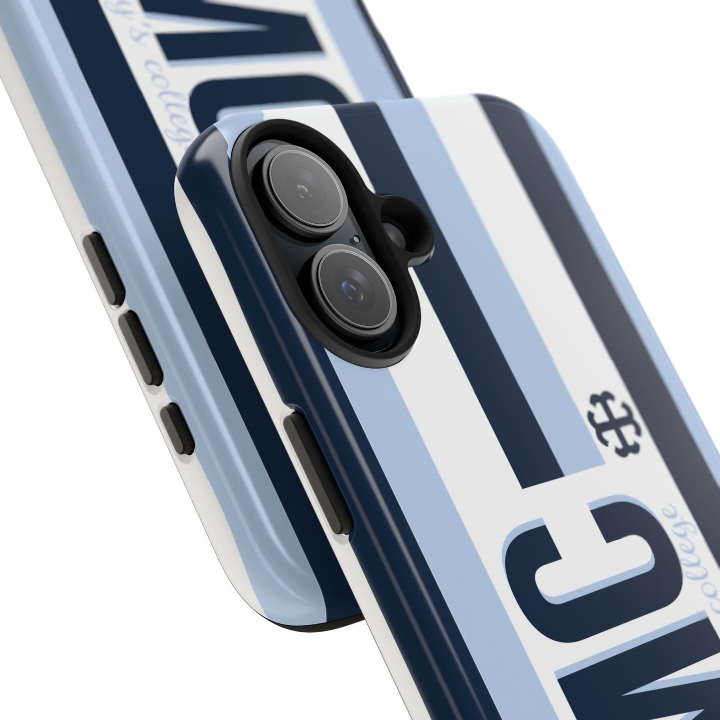 Saint Mary's College Phone Case SMC Navy/Belles Blue/White French Cross | Better in Blue Co.