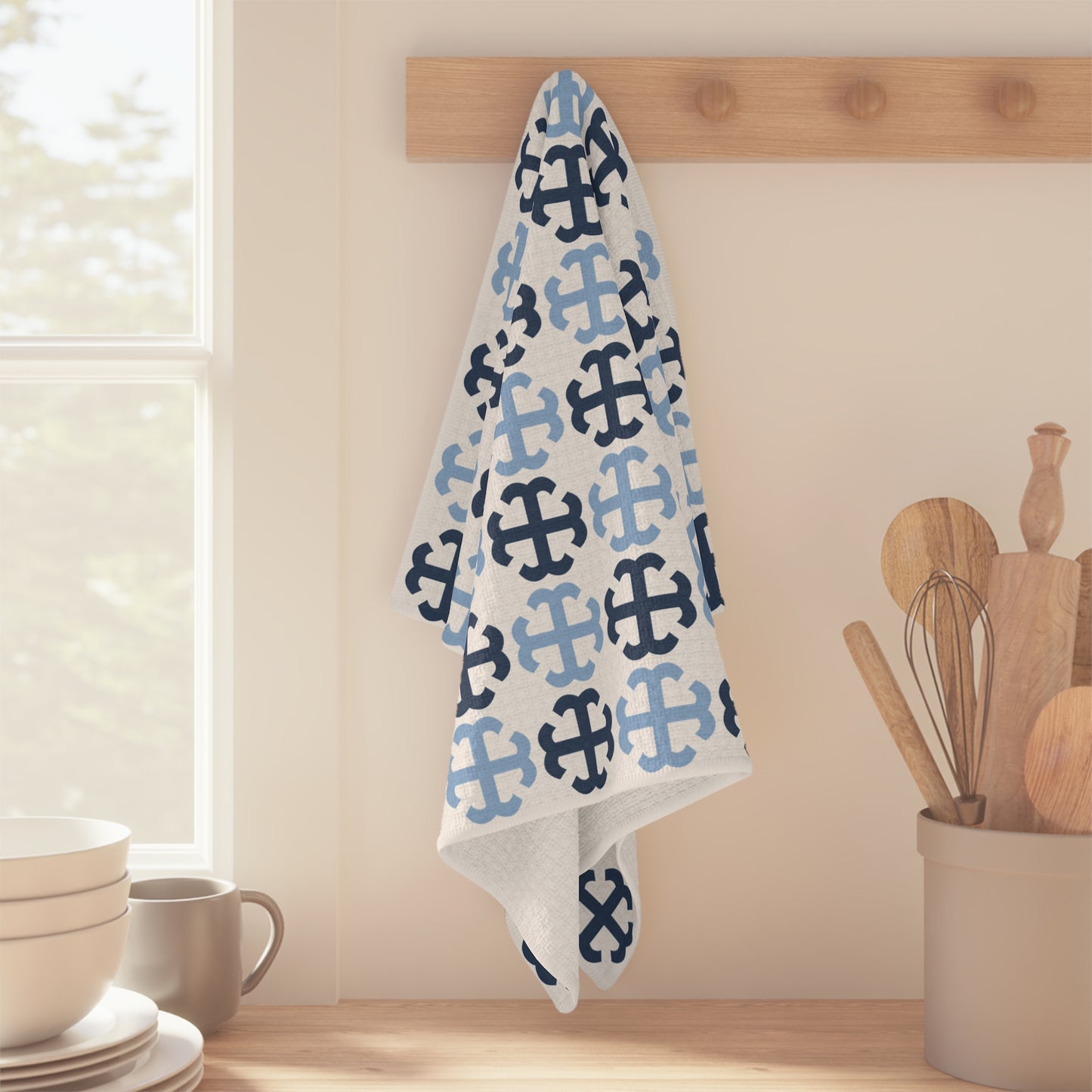 Saint Mary's College French Cross Microfiber Tea Towel | Smick | Better in Blue Co.