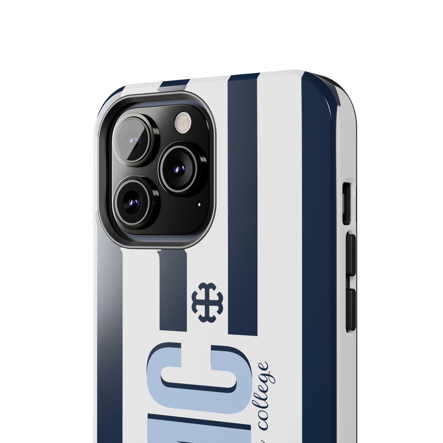 Saint Mary's College Navy Blue Striped Phone Case | French Cross | Better in Blue Co.