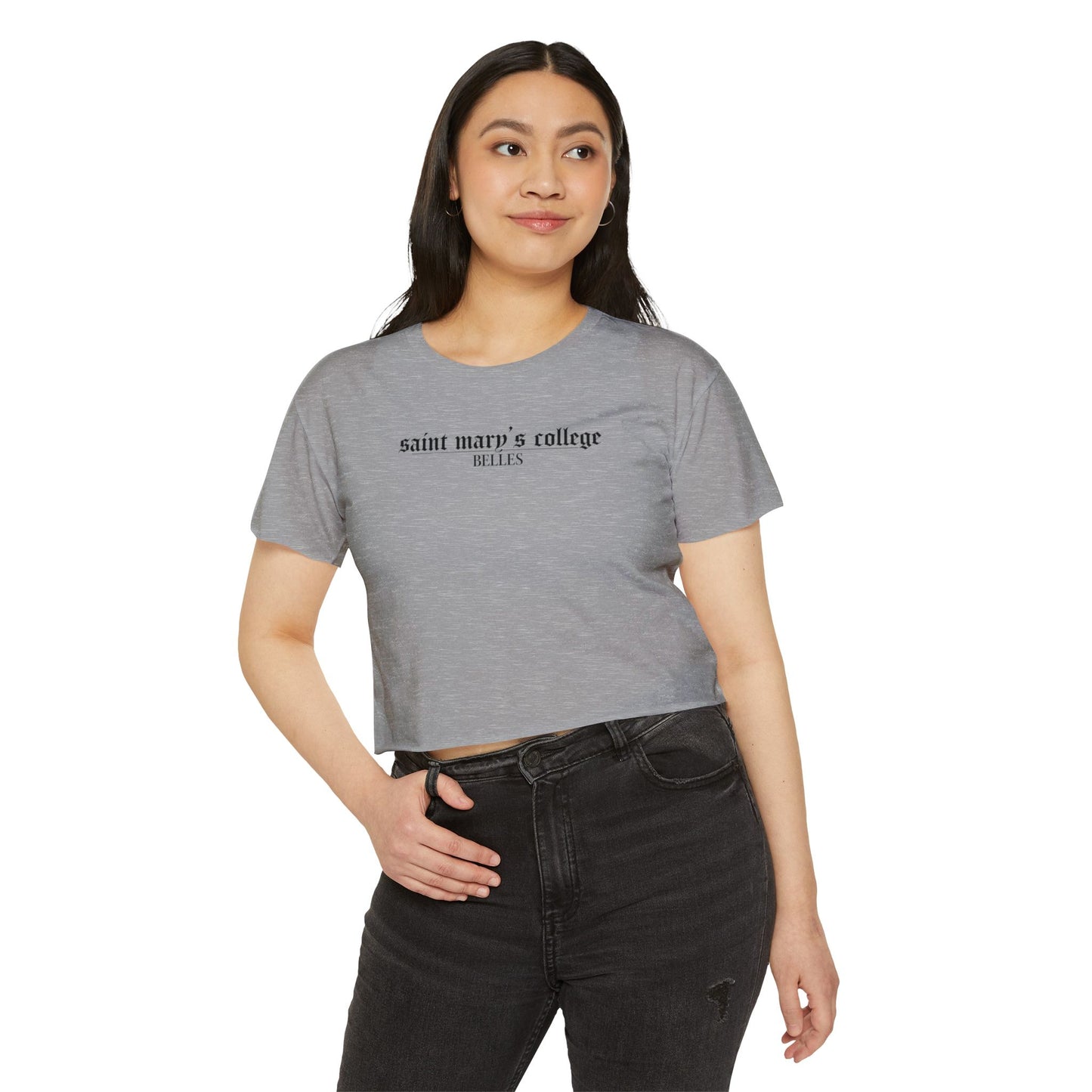 Saint Mary's College Belles Crop Top | Better in Blue Co.
