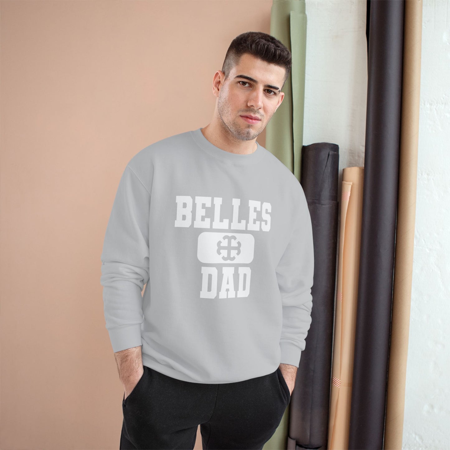 Saint Mary's College "Belles Dad" Crewneck | French Cross | Smick | Notre Dame, IN | Better in Blue Co.