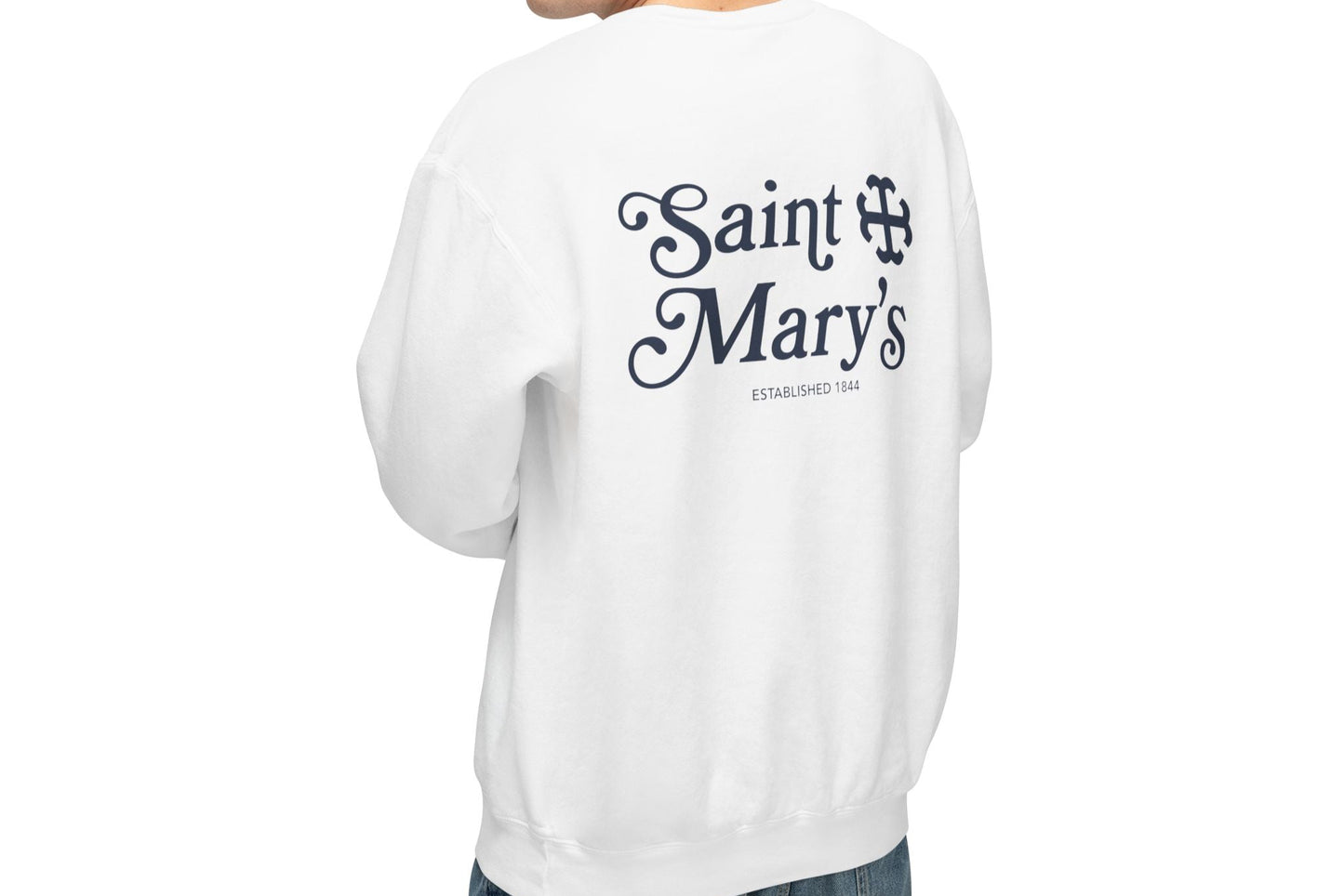 Saint Mary's College Crewneck | Matching Sweat Set | 1844 | Belles | French Cross | Better in Blue Co.