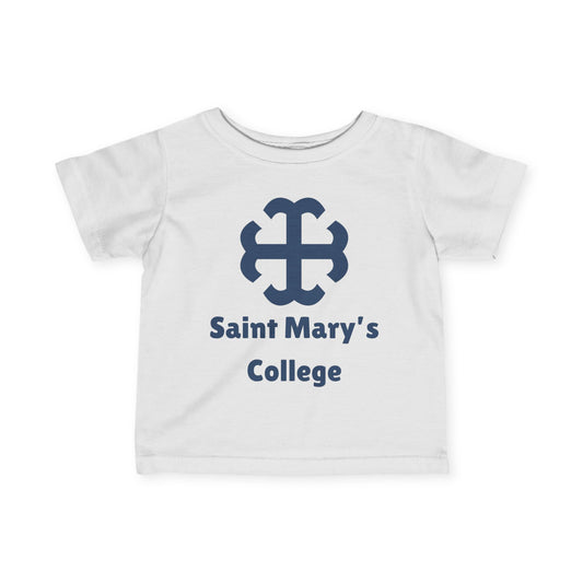 Saint Mary's College Infant Tee No. 2 | French Cross | Navy Blue | Better in Blue Co.