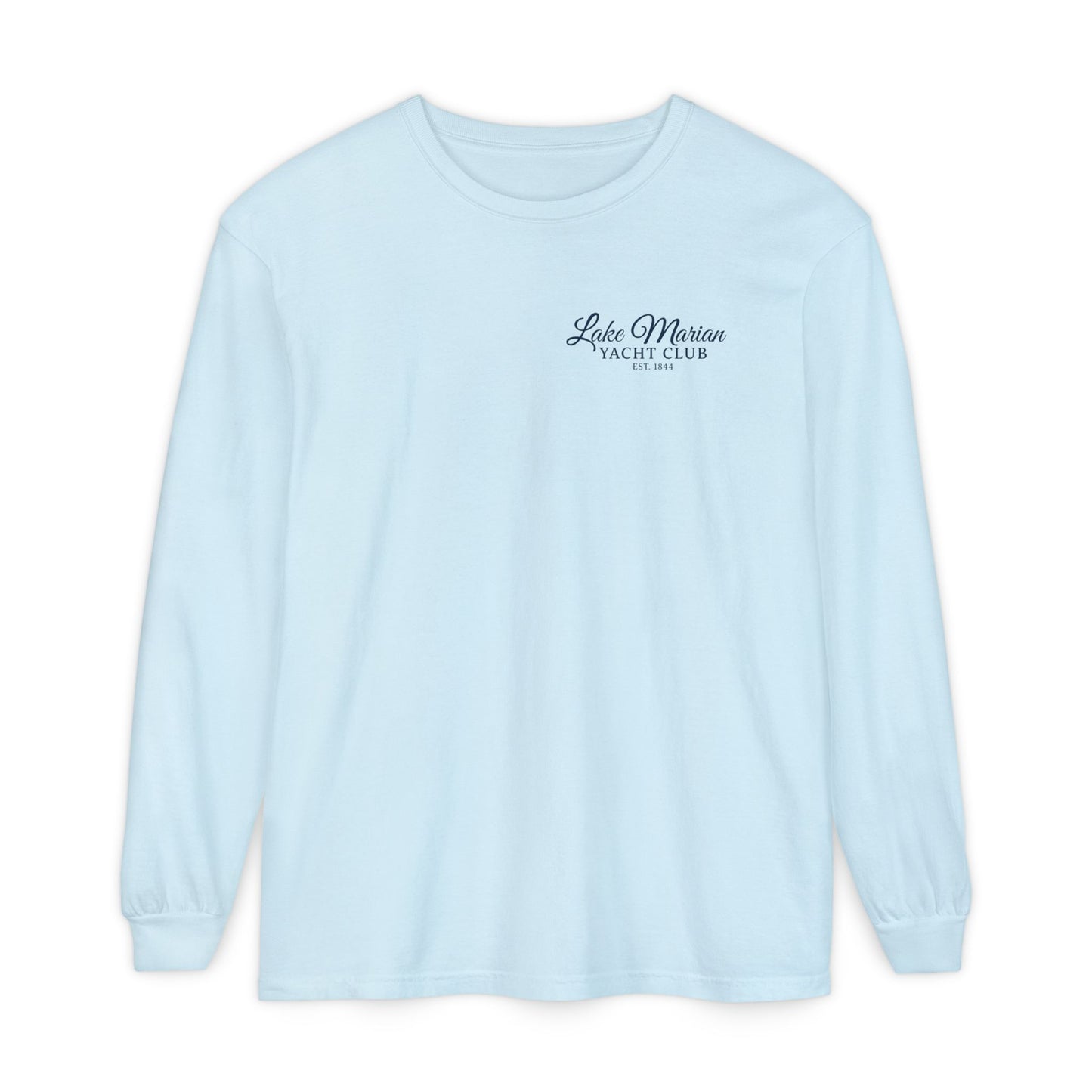 Saint Mary's College Lake Marian Yacht Club Long Sleeve | French Cross | Est. 1844 | Better in Blue Co.