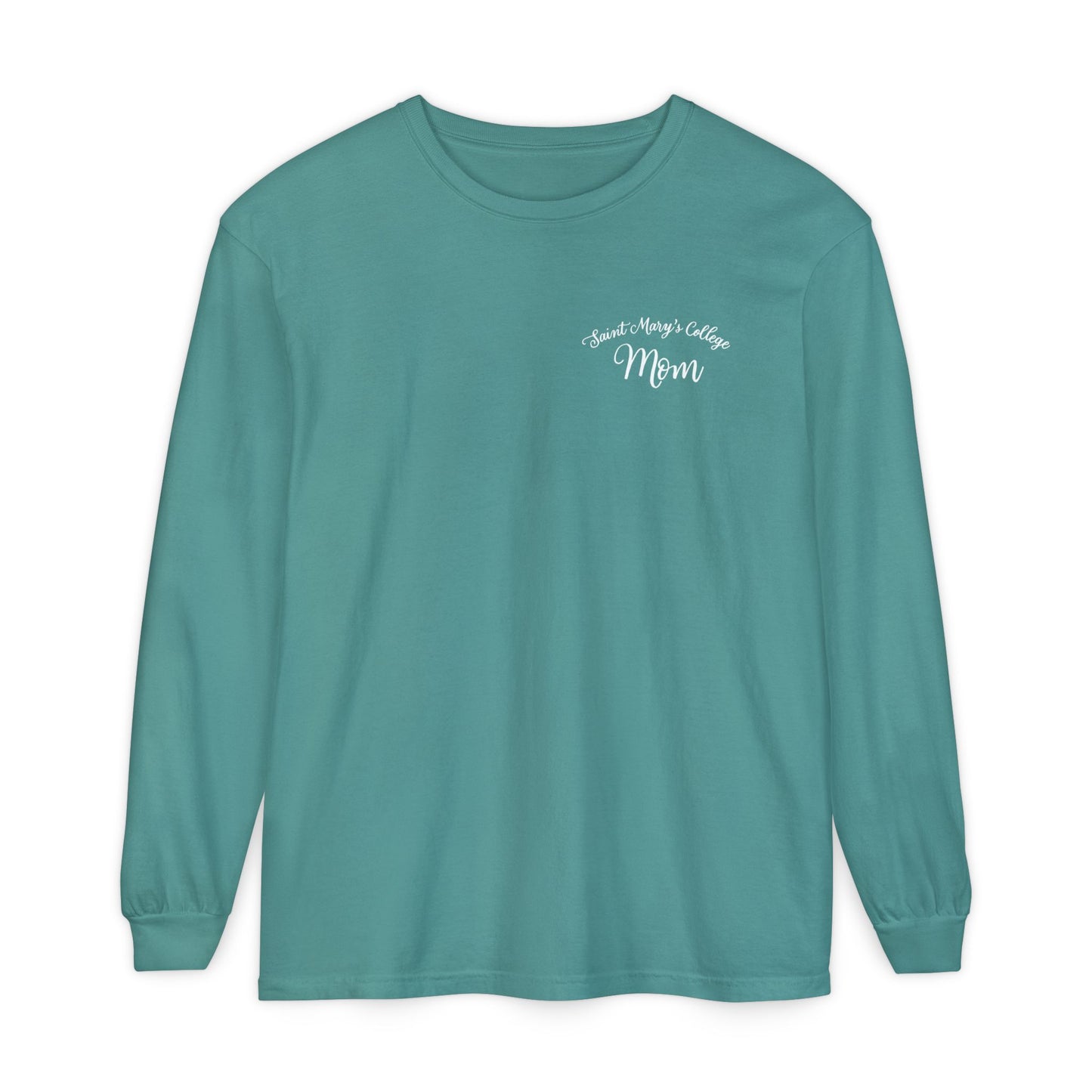 Saint Mary's College "Mom" Long Sleeve | The Best Moms | Comfort Colors
