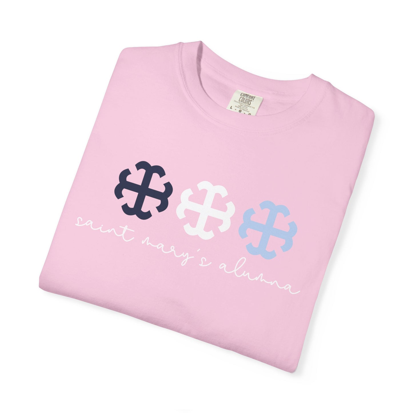 Saint Marys College French Cross Alumna Tee | Belles | Smick | Better in Blue Co.