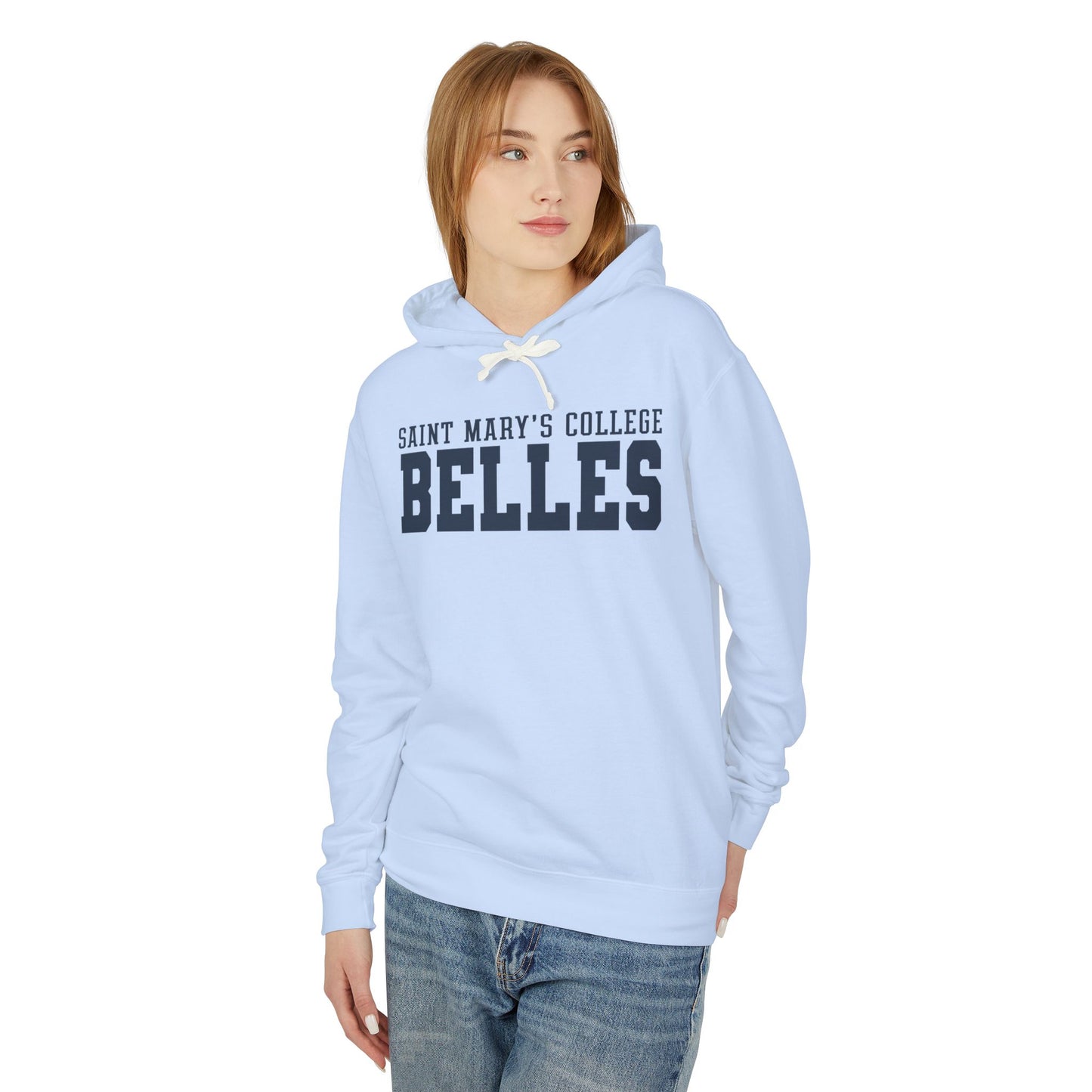 Saint Mary's College Belles Comfort Colors Hoodie | Smick | Notre Dame, IN | Better in Blue Co.