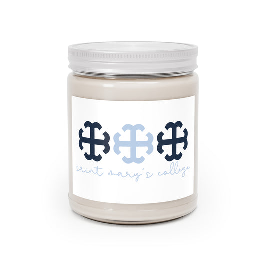 Saint Mary's College Candle No. 2 | Better in Blue Co. | French Cross | Belles Blue