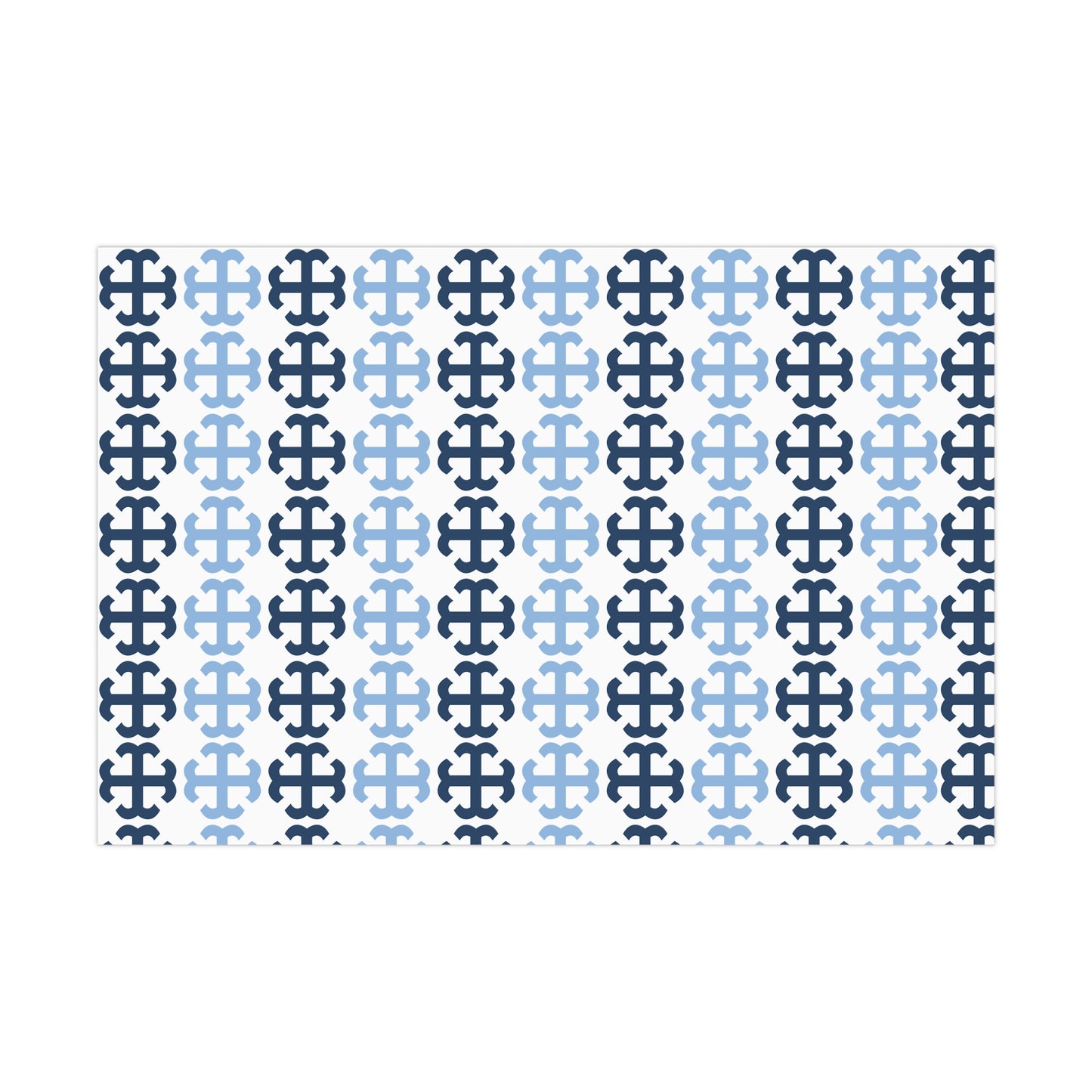 Saint Mary's College French Cross Wrapping Paper No. 1 | Notre Dame, IN | Belles| Smick | Better in Blue Co.