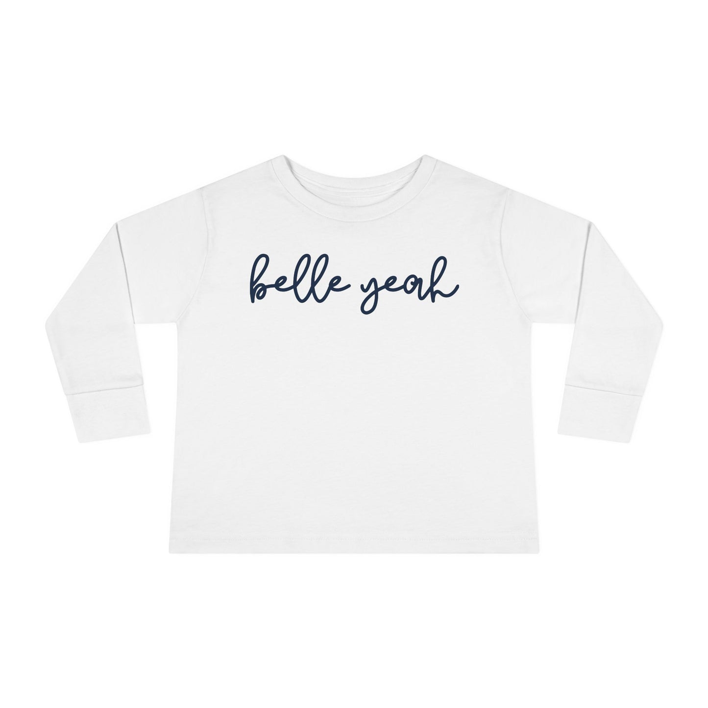 Toddler Saint Mary's College Belle Yeah Long Sleeve Tee | Better in Blue Co.