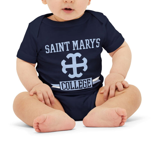 Saint Mary's College Baby Onesie No. 1 | French Cross | Better in Blue Co.