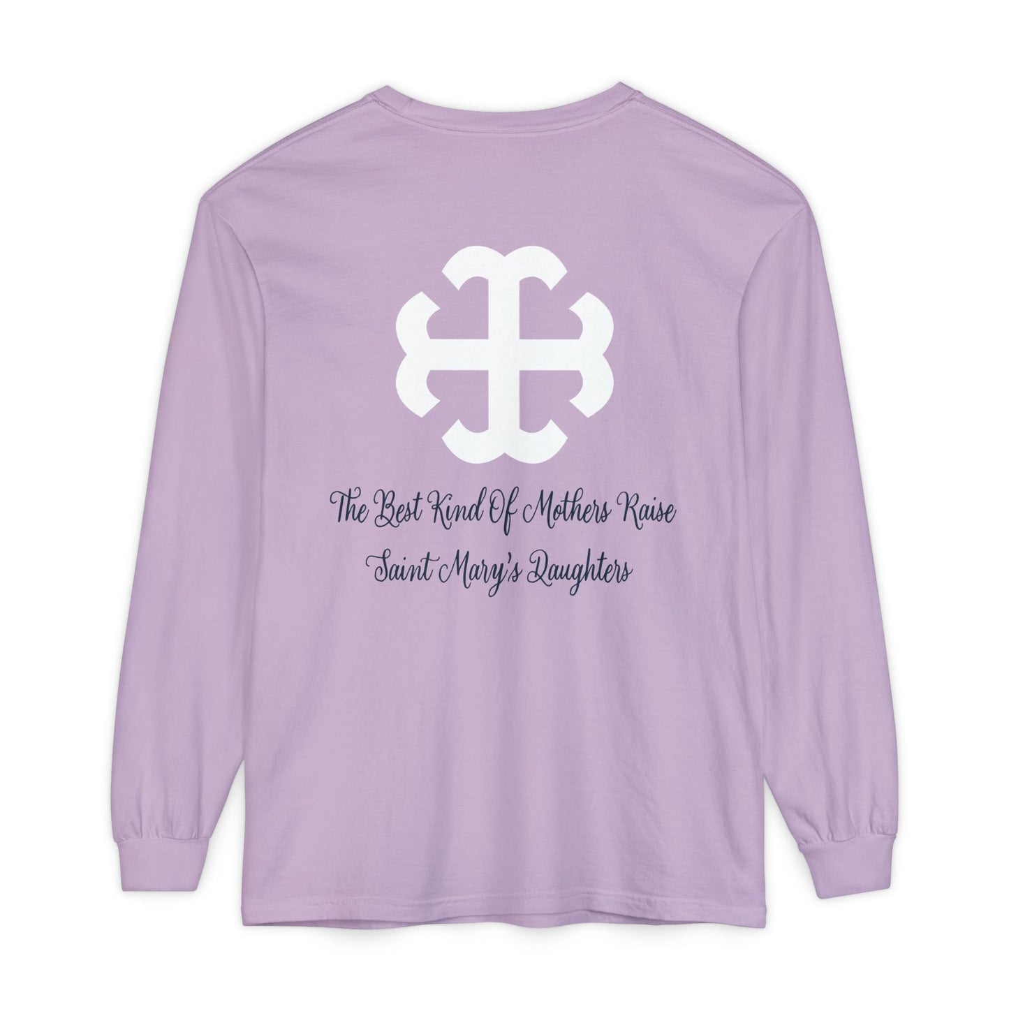 Saint Mary's College "Mom" Long Sleeve | The Best Moms | Comfort Colors