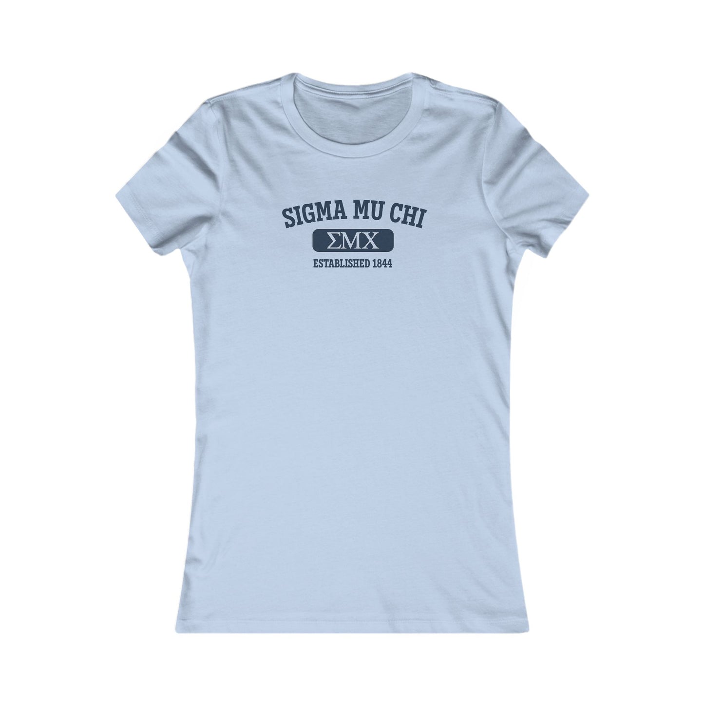 Saint Mary's College Sigma Mu Chi Women's Slim Tee | 1844 | Better in Blue Co.