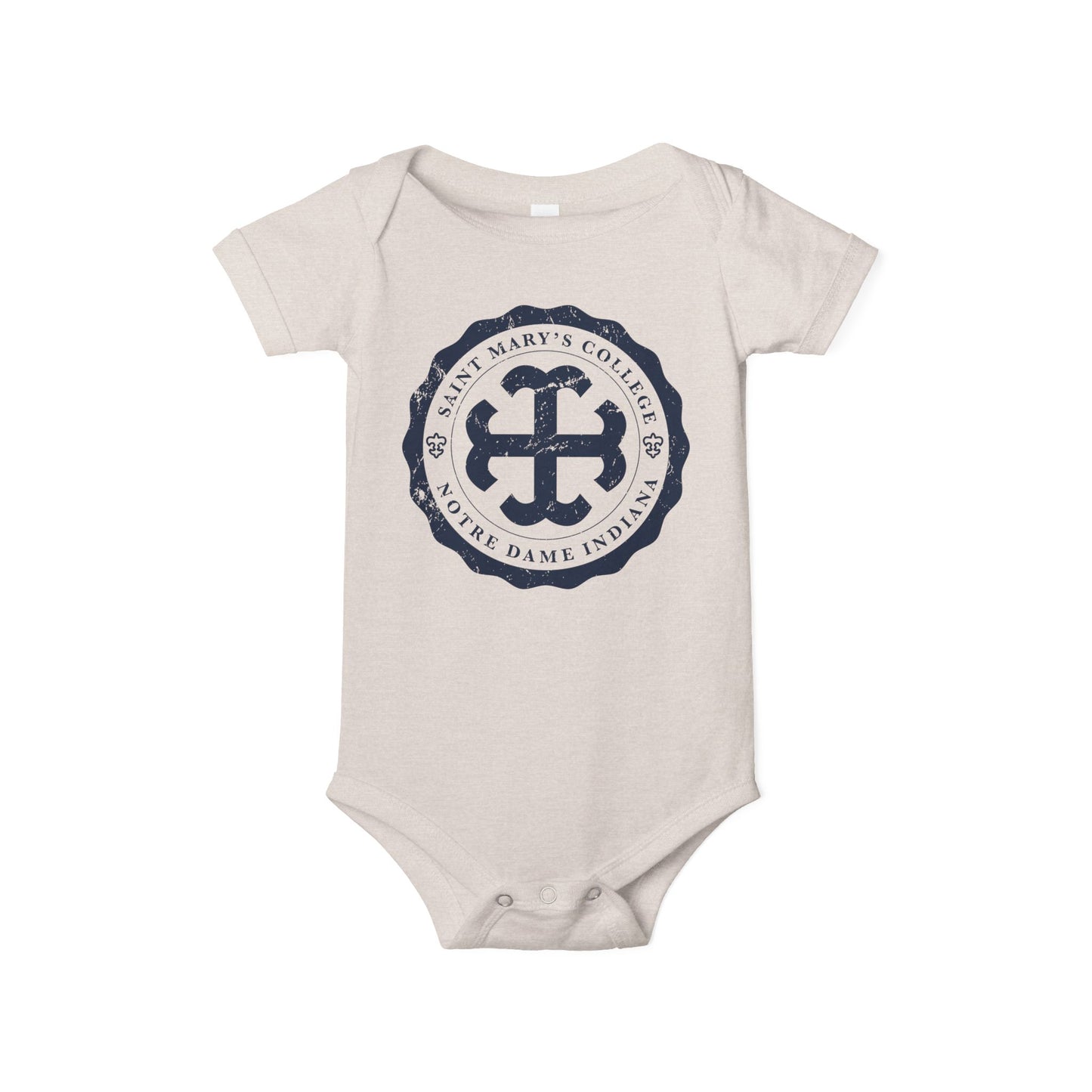 Saint Mary's College Infant Onesie No. 4 | French Cross | Baby | Better in Blue Co.
