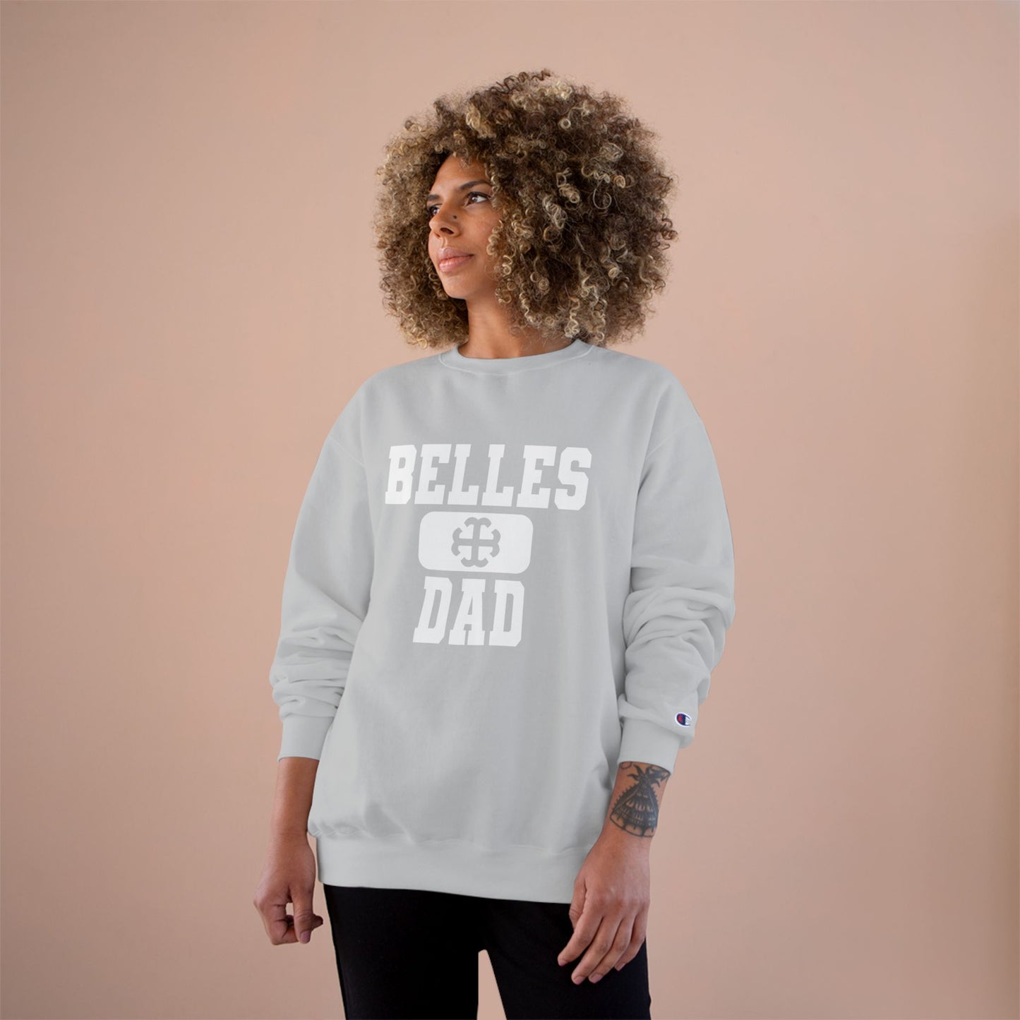 Saint Mary's College "Belles Dad" Crewneck | French Cross | Smick | Notre Dame, IN | Better in Blue Co.